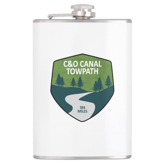 C&O Canal Towpath Flachmann (Vorderseite)