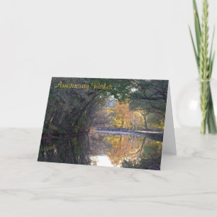 C&O Kanalenszene zum Hochzeitstag Karte