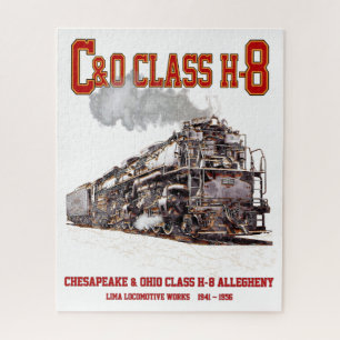 C&O-Klasse H-8 2-6-6-6 Allegheny-Dampflokomotive Puzzle