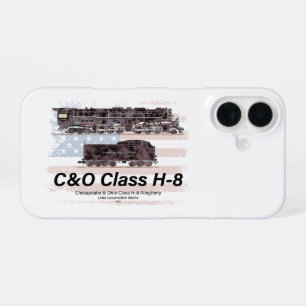 C&O-Klasse H-8 Allegheny-Lokomotive - Amerikanisch iPhone 16 Hülle