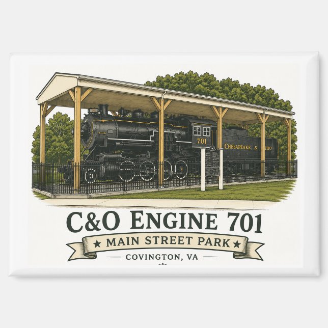 C&O Motor 701 Magnet (Vorderseite)