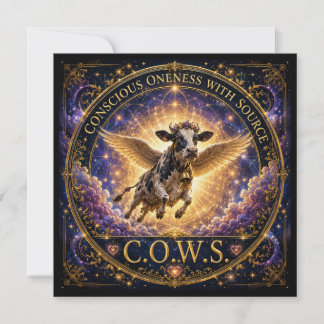 C.O.W.S. Kunstkarte 5,25 x 5,25 Premiumpapier