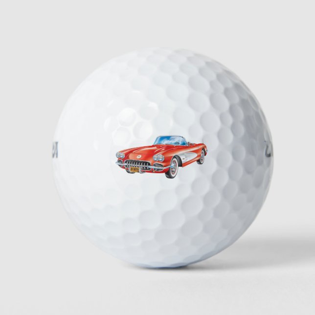 C-ONE AUTOMOBIL KUNST GOLFBÄLLE (Vorderseite)