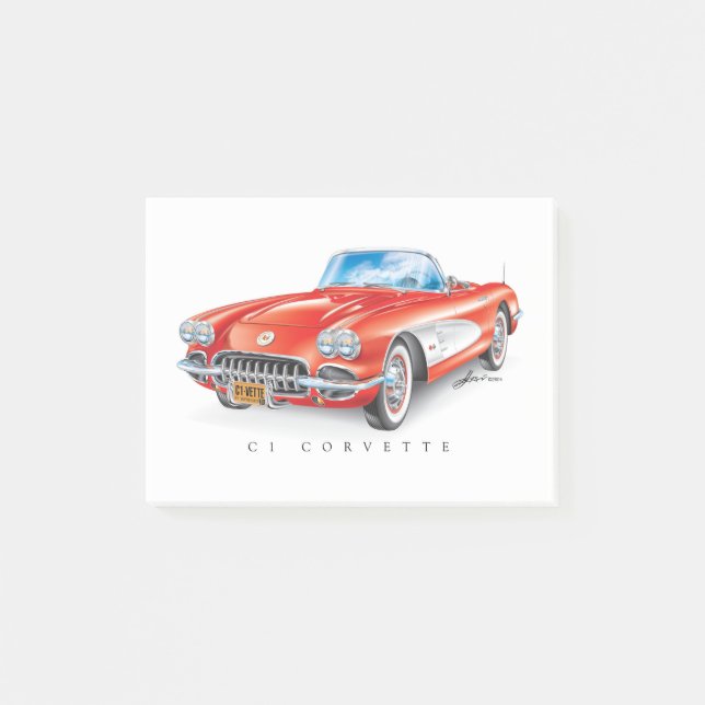 C-ONE AUTOMOBILE ART POST-IT KLEBEZETTEL (Vorderseite)