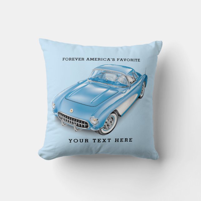 C-ONE AUTOMOBILE ART THROW PILLOW KISSEN (Vorderseite)