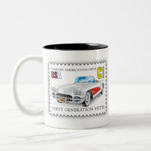 C-ONE AUTOMOBILE ART ZWEIFARBIGE TASSE