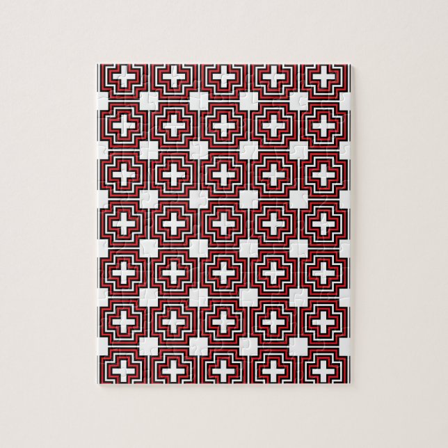 C&S Red Puzzle (Vertikal)