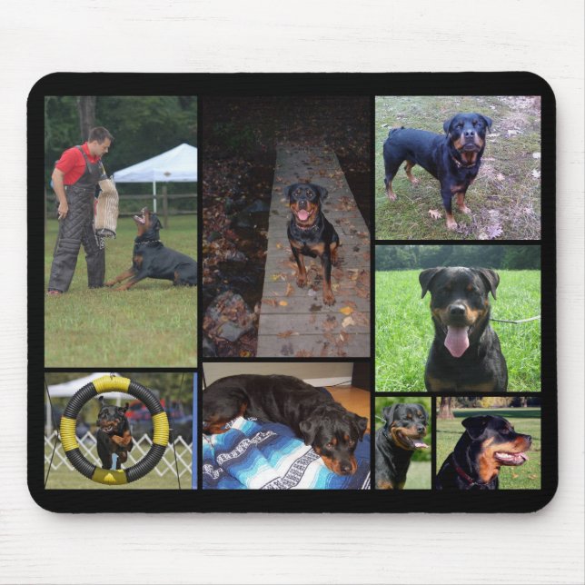 C-Sänfte-Collage Mousepad (Vorne)
