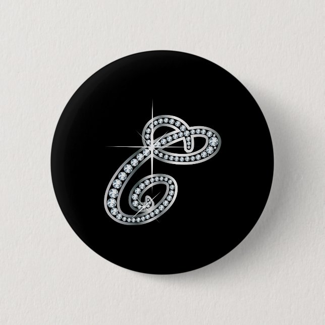 C Script "Diamond Bling" Button (Vorderseite)
