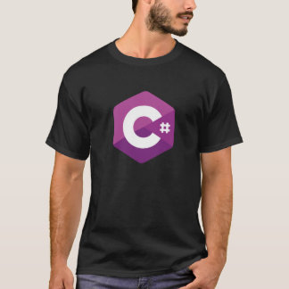 C Sharp C#-Programmierlogo T-Shirt