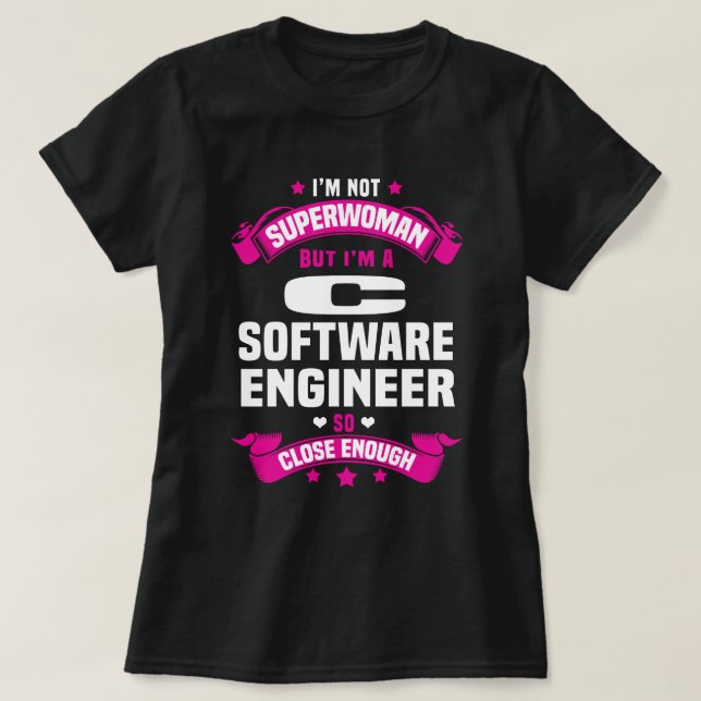 C Software Engineer T-Shirt (Design vorne)