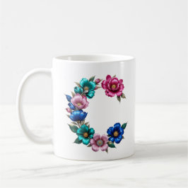C Tasse - Blumendesign für Geschenke