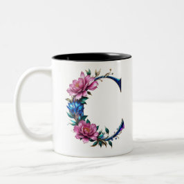 C Tasse - Blumendesign für Geschenke
