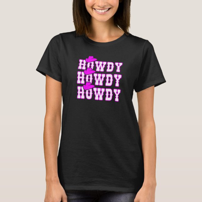 C:\Users\Administrator\Downloads\Kuh 1\Rosa Howdy  T-Shirt (Vorderseite)