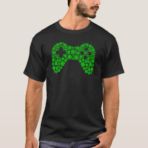C Video Game Controller St Patrick's Day Boys Gam T-Shirt