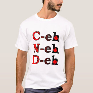 C-wie N-wie D-wie Kanada-Shirt-Kanadier-Stolz T-Shirt
