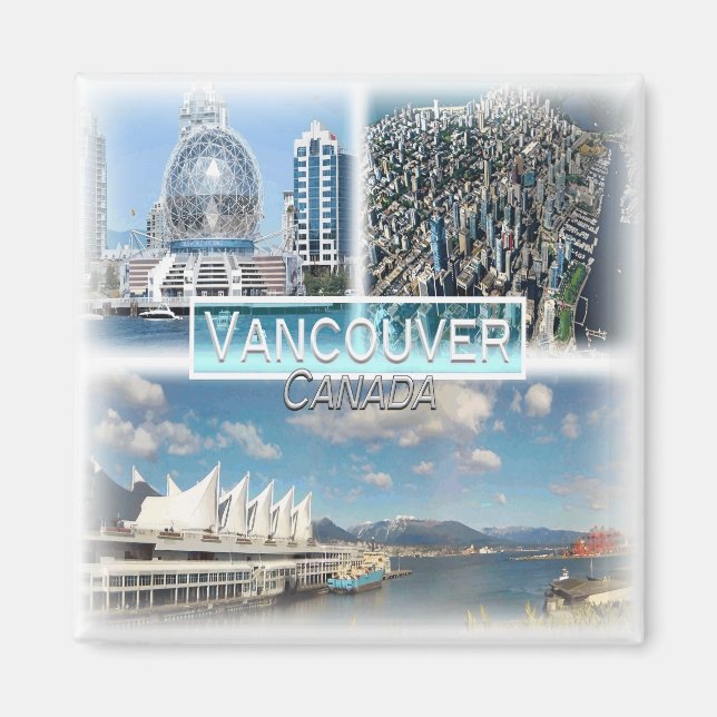 CA0031 Amerika, Kanada, Vancouver, Kühlschrank Magnet (Vorne)