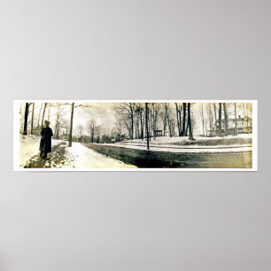 Ca. 1900 Highland Kurz Hills NJ Panorama Poster