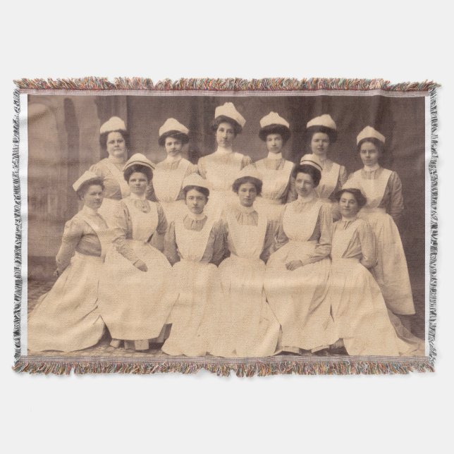 ca. 1914 Absolventen der Krankenpflegerschule Decke (Vorderseite)