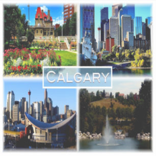 CA Alberta - Calgary - Garten des Blauen Blutes - Aufkleber