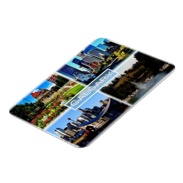 CA Alberta - Calgary - Garten des Blauen Blutes - Magnet (Linke Seite)