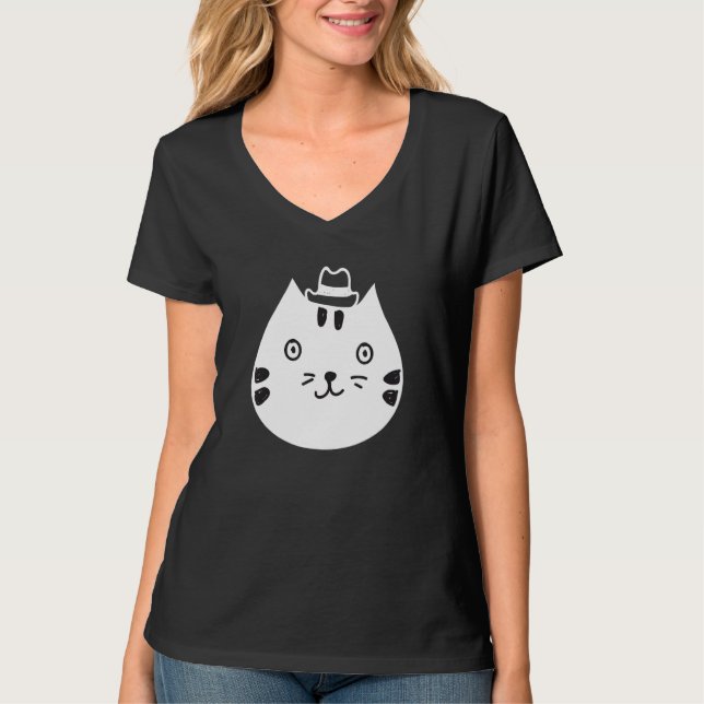 Ca Cat    For Women Men Cat T-Shirt (Vorderseite)