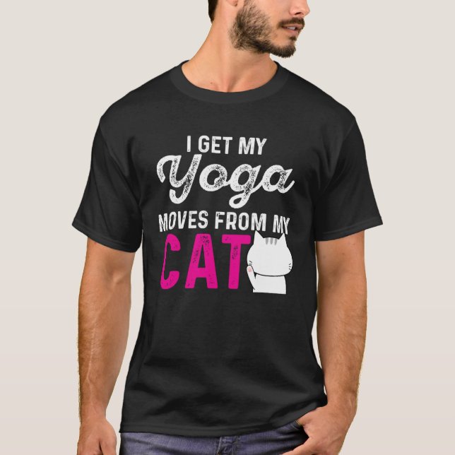 Ca Cat Yoga Positionen für Yogi oder Katzen Lady T-Shirt (Vorderseite)