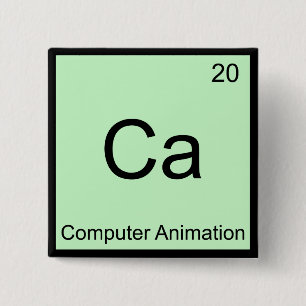 Ca - Computeranimation Lustige Chemie-Element T Button