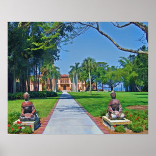 Ca d’Zan Mansion, Sarasota, FL, Print Poster