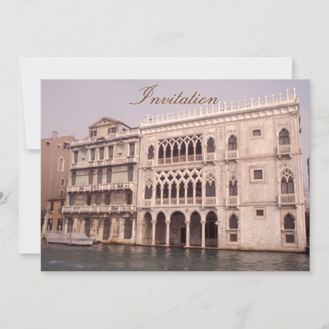 Ca' D'Oro Einladung (Vorderseite)