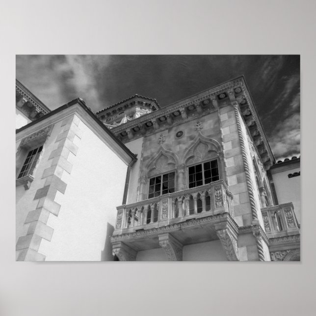 Ca' d'Zan der John and Mable Ringling Mansion FL Poster (Vorne)