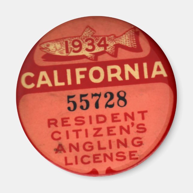 CA Fischerei Lic 1934 Magnet (Vorne)