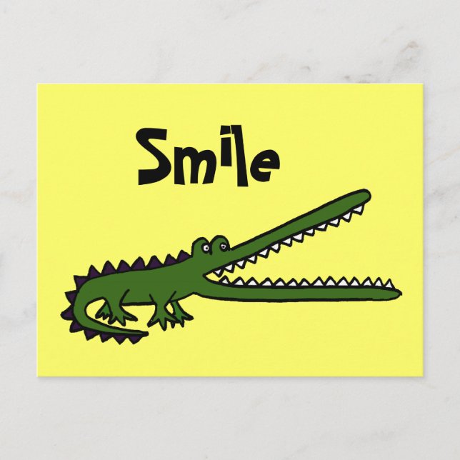 CA: Funny Croc Postcard Postkarte (Vorderseite)