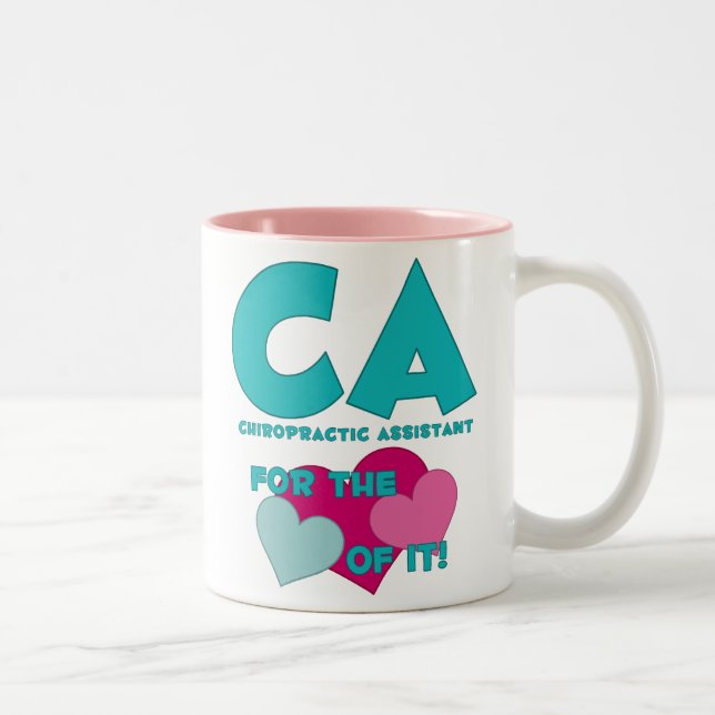 CA für die Liebe der IT-Tasse Zweifarbige Tasse (Rechts)