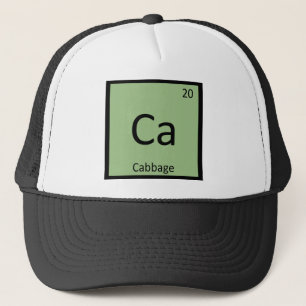 Ca - Kohl-Gemüse-Chemie Periodensystem Truckerkappe