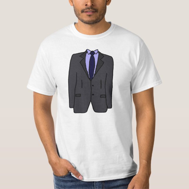 CA, Mantel-und Krawatten-T - Shirt (Vorderseite)