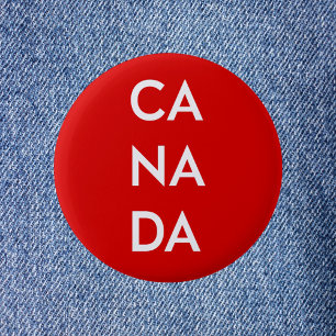 Ca Na Da Canada Dark Monotone Button