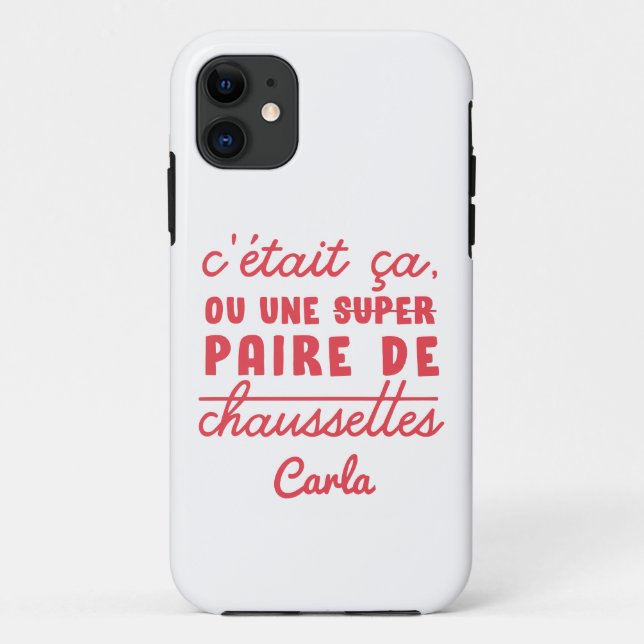 Ça ou une paire de chaussettes Case-Mate iPhone hülle (Rückseite)