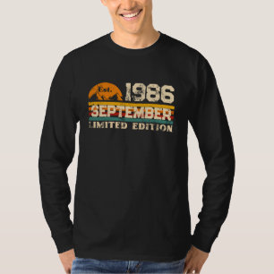 Ca. September 1986 limitierte Edition Custom T-Shi T-Shirt