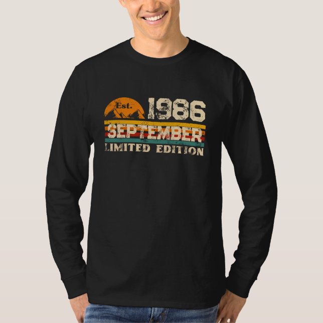 Ca. September 1986 limitierte Edition Custom T-Shi T-Shirt (Vorderseite)