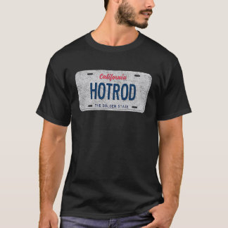 CA Staat individuelles Kennzeichen HOTROD T-Shirt