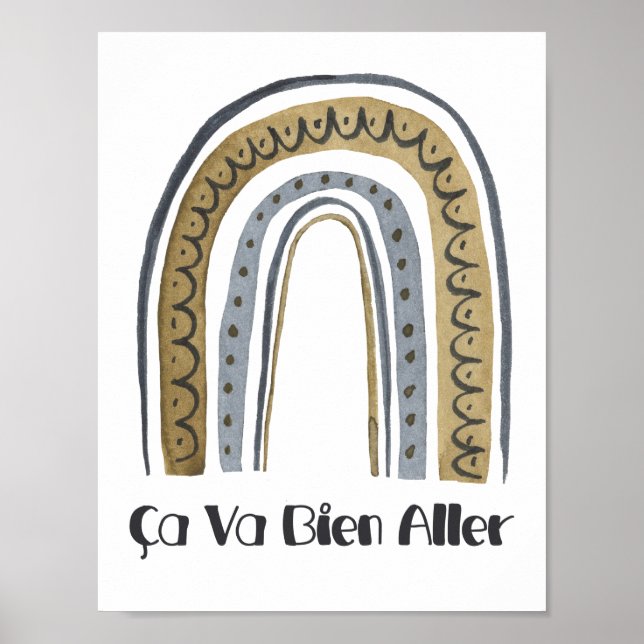 Ca Va Bien Aller French Canada Quebec Montreal Poster (Vorne)