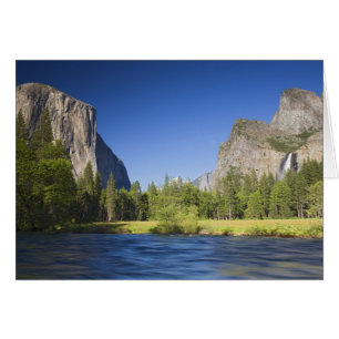 CA, Yosemite NP, Talansicht mit El Capitan,