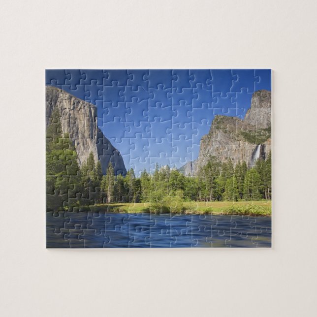 CA, Yosemite NP, Valley view mit El Capitan, Puzzle (Horizontal)