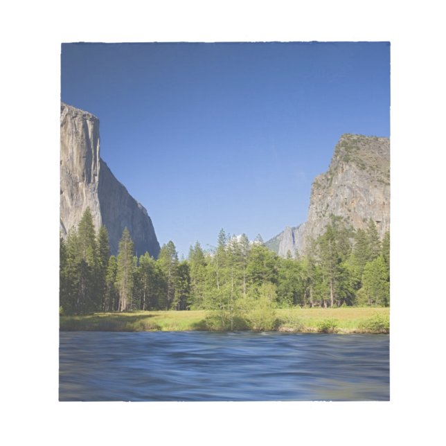 CA, Yosemite NP, Valley view with El Capitan, Notizblock (Vorderseite)