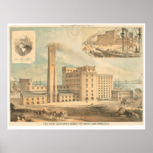 CA. Zuckerraffinerie (1192A) Poster