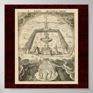 Cabala & Alchymia: 1663 Alchemistische Illustratio Poster