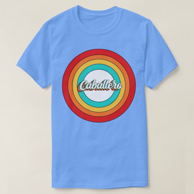 Caballero Name Shirt Vintag Caballero Circle (Design vorne)