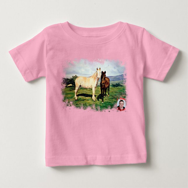 Caballos Baby T-shirt (Vorderseite)
