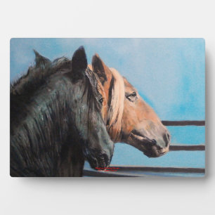 Caballos/Cabalos/Pferde Fotoplatte